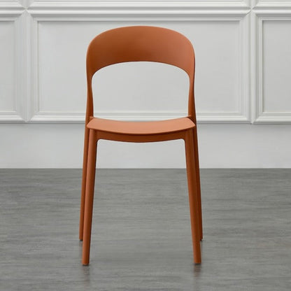 Silla Patrick, Color Terracota, con Espaldar y Diseño Moderno