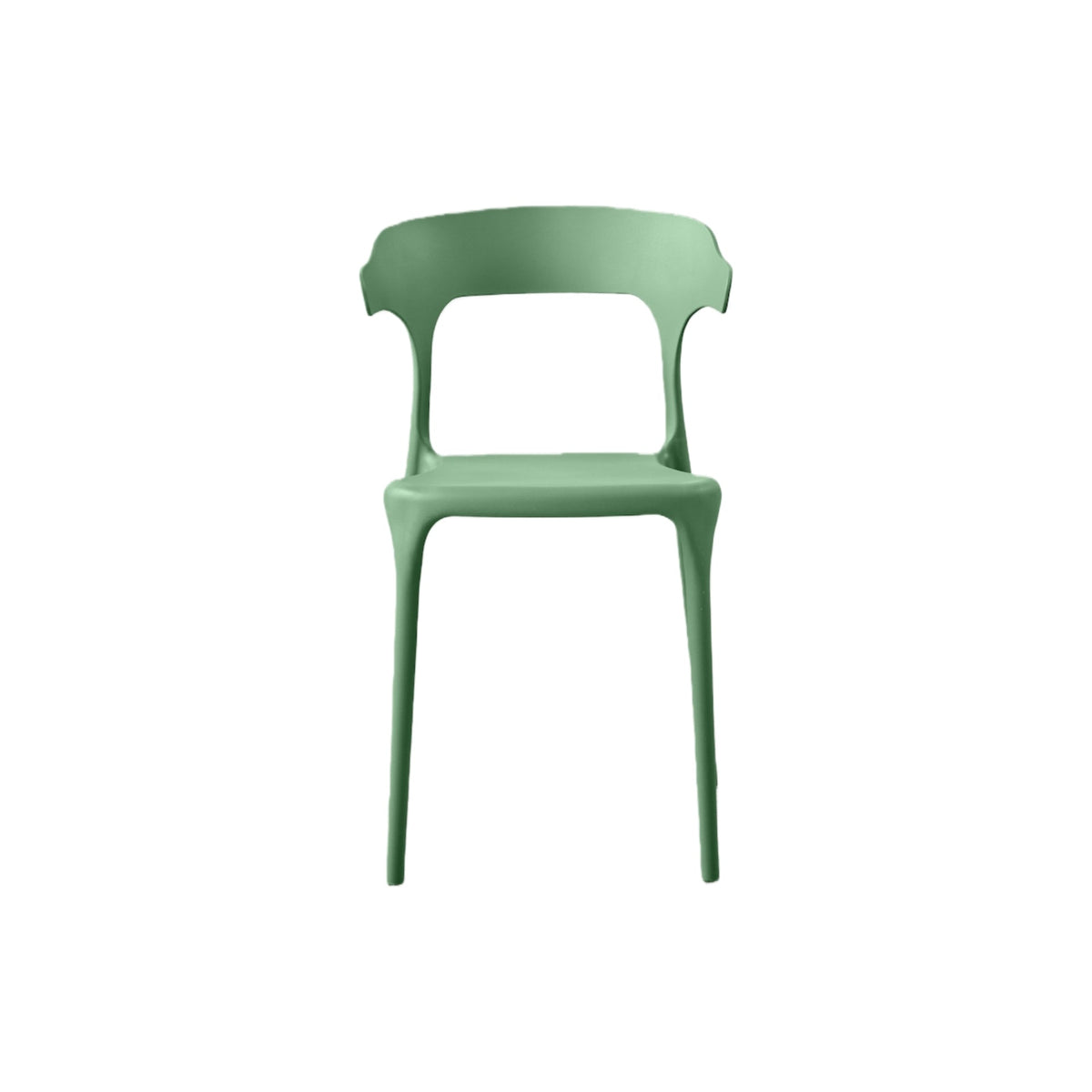 Set de 4 Sillas Elena, Color Verde, Diseño Moderno