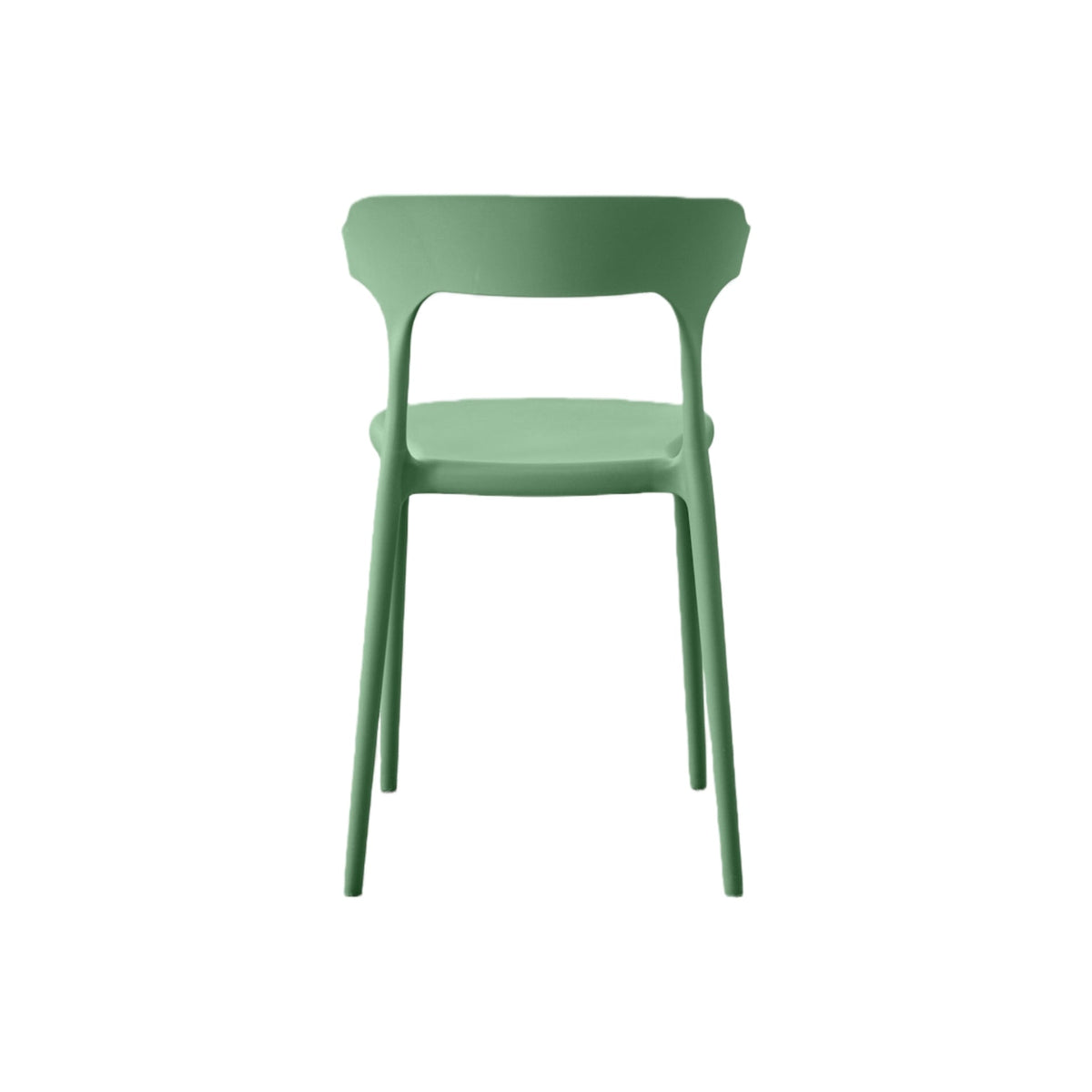 Set de 4 Sillas Elena, Color Verde, Diseño Moderno