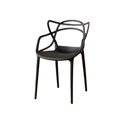 Set de 2 Sillas Palermo, Color Negro, con Espaldar y Diseño Moderno