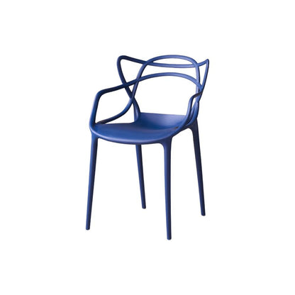 Set de 2 Sillas Palermo, Color Azul, con Espaldar y Diseño Moderno