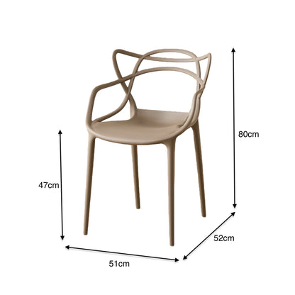 Juego de Comedor Haven · Mesa Redonda + 2 Sillas · Taupe