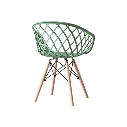 Silla Oasis con Brazos, Color Verde Olivo, con Espaldar, vista superior