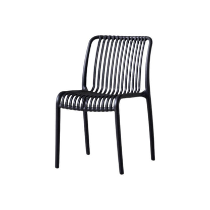 Silla Terra, Color Negro, con Espaldar, vista superior