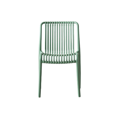 Silla Terra, Color Verde Olivo, con Espaldar, detalle de acabado