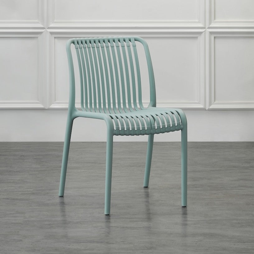 Silla Terra, Color Azul Claro, con Espaldar