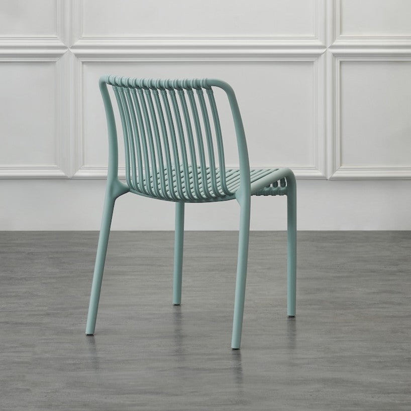 Silla Terra, Color Azul Claro, con Espaldar