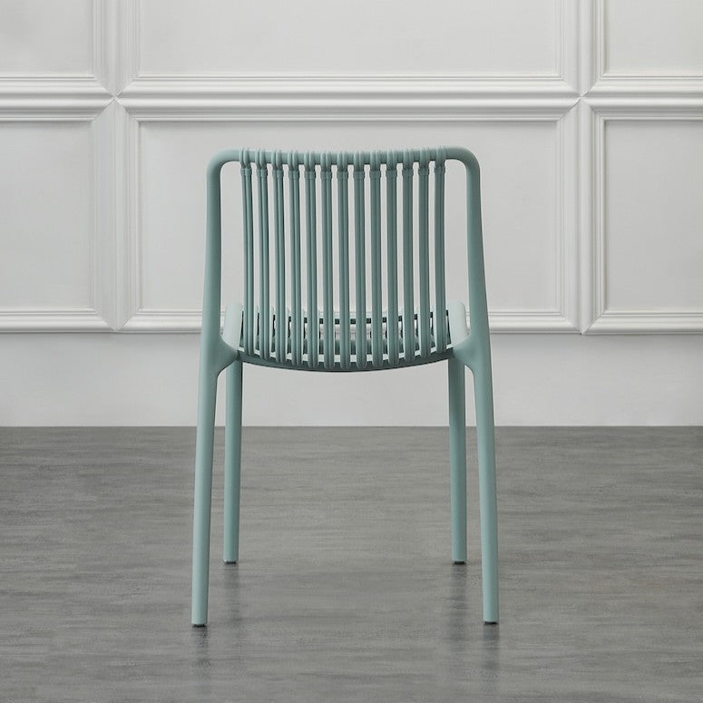 Silla Terra, Color Azul Claro, con Espaldar