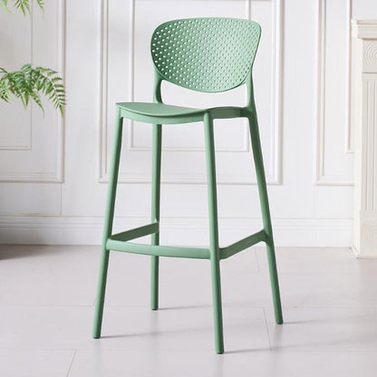 Silla para Bar Río, Color Verde Olivo, Diseño Moderno