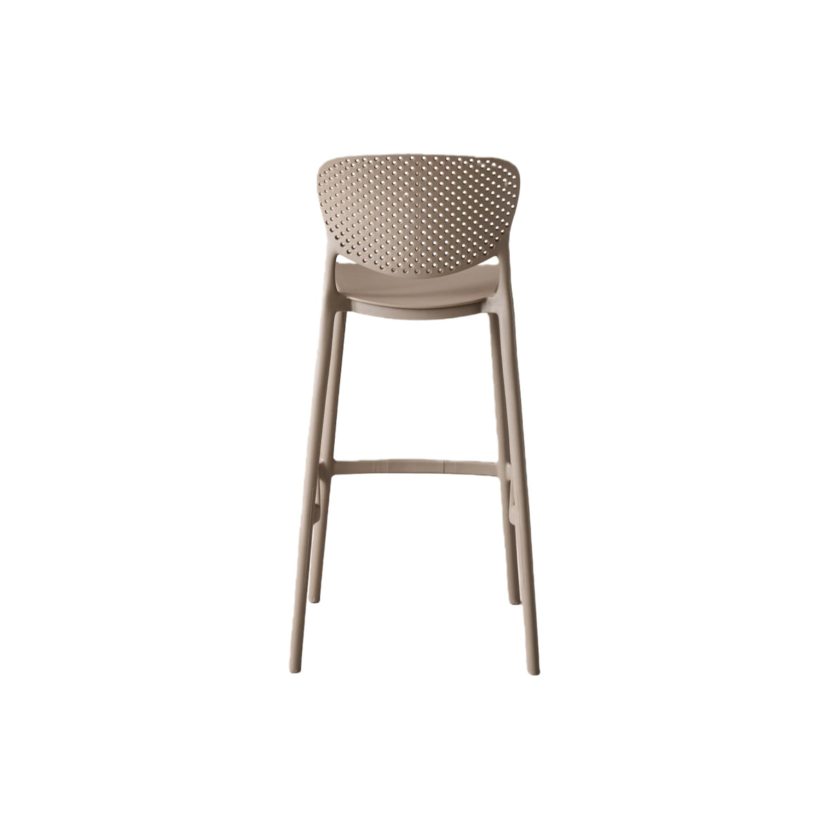 Silla para Bar Río, Color Taupe, Diseño Moderno, detalle interior