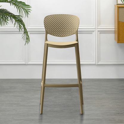 Silla para Bar Río, Color Khaki, Diseño Moderno