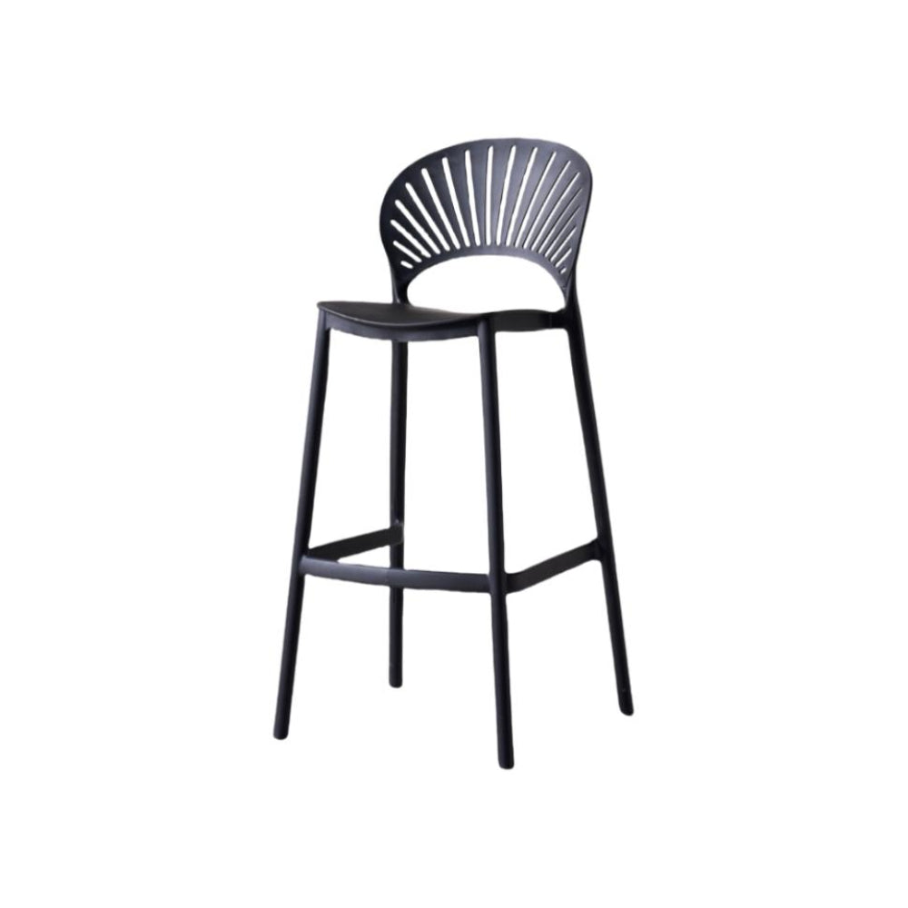 Set de 4 Sillas para Bar Paraíso · Terracota, Negro, Taupe y Verde Olivo