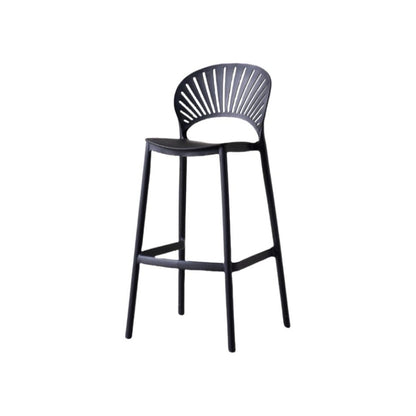 Set de 4 Sillas para Bar Paraíso · Terracota, Negro, Taupe y Verde Olivo