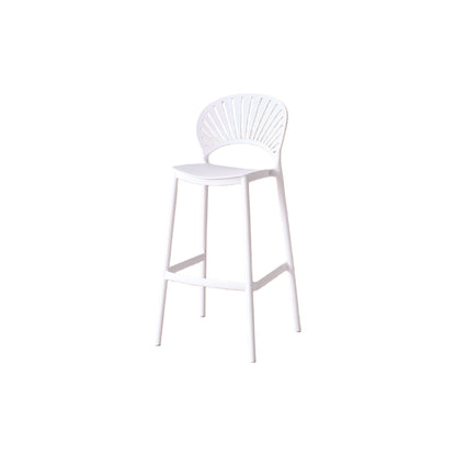 Silla para Bar Paraíso, Color Blanco, Diseño Moderno