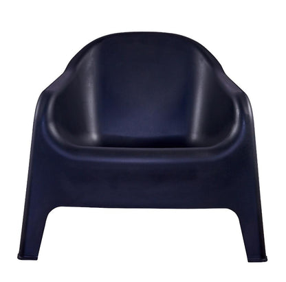 Set de 2 Sillas Lounge Sun, Negro, Cómoda para Terraza o Jardín