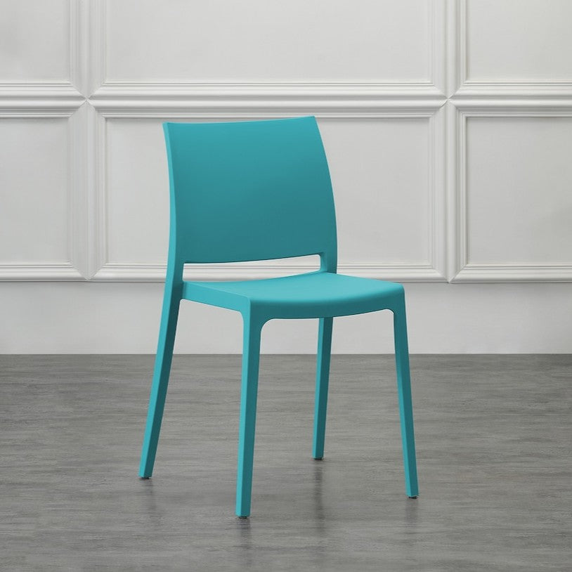 Silla Soho, Azul Marino, con Espaldar Cerrado y Diseño Minimalista