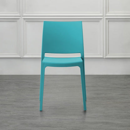 Silla Soho, Azul Marino, con Espaldar Cerrado y Diseño Minimalista