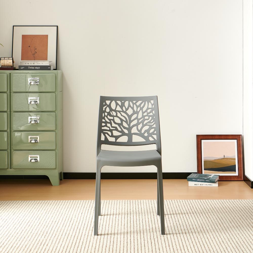 Silla Harlem gris oscuro