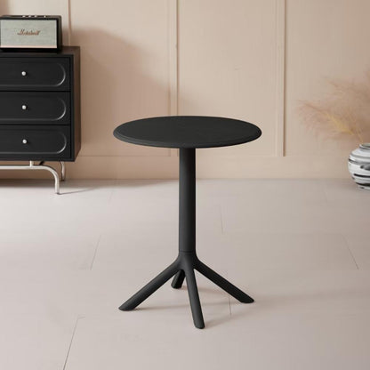 Juego de Comedor Redex · Mesa Redonda + 2 Sillas · Negro
