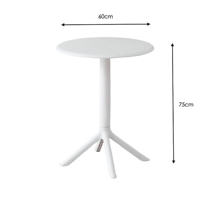 Juego de Comedor Rayo · Mesa Redonda + 2 Sillas · Verde Olivo