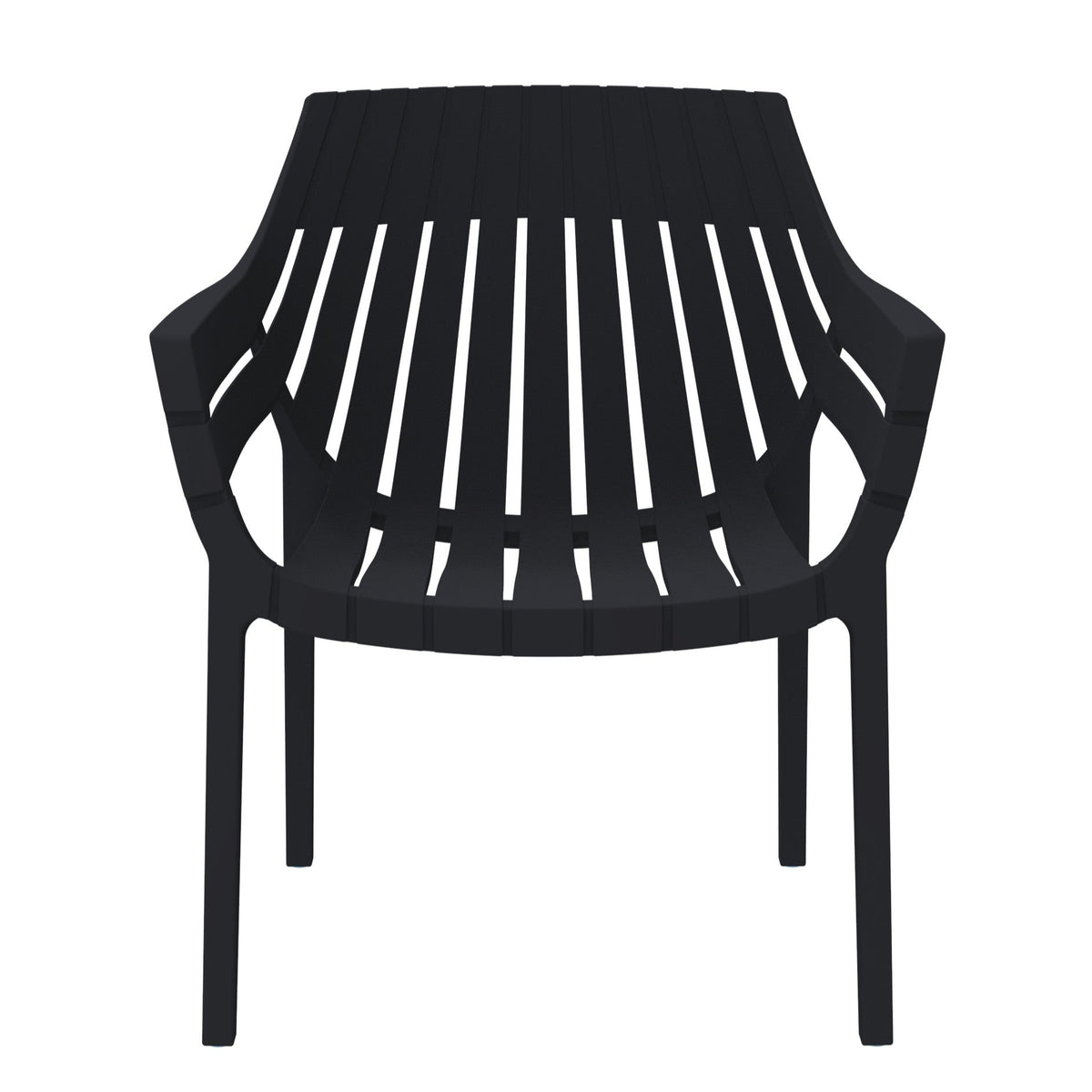Silla con Brazos Arena, Negro, con Espaldar y Diseño Moderno