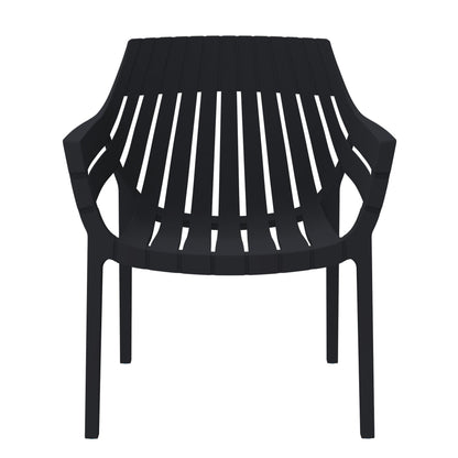 Silla con Brazos Arena, Negro, con Espaldar y Diseño Moderno