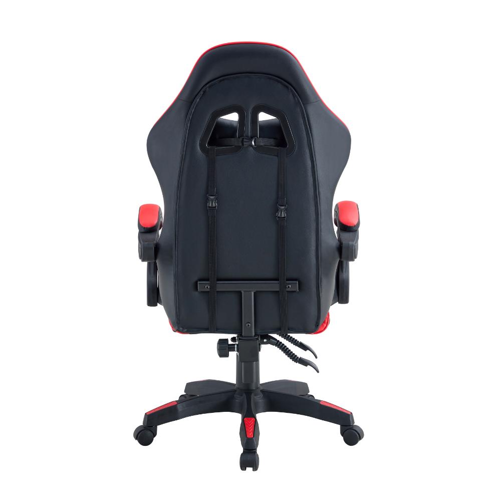 Combo Gamer Greci · Escritorio + Silla · Rojo y Negro