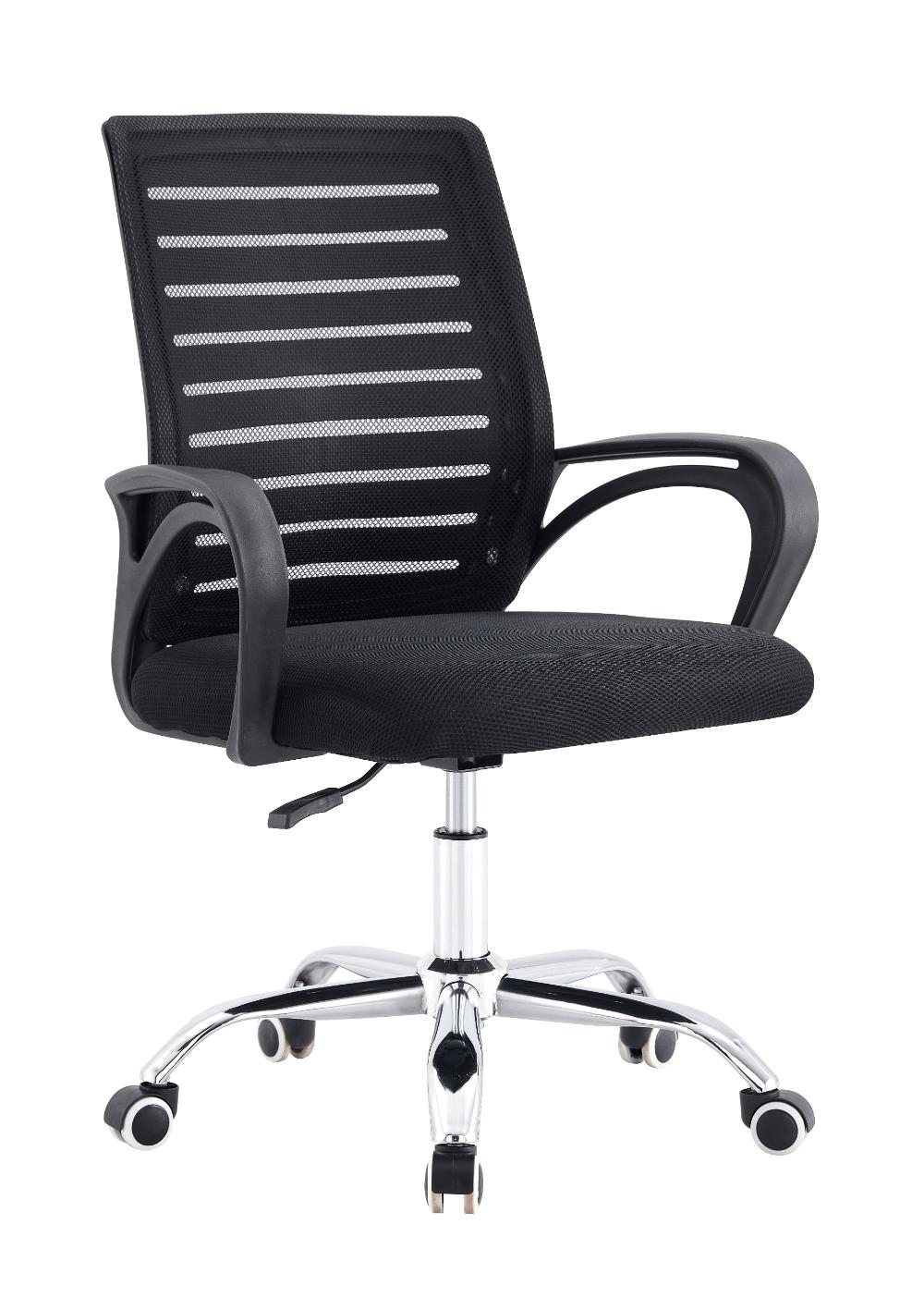 Silla de Escritorio Apex, Negro, ergonómica con reposabrazos, detalle