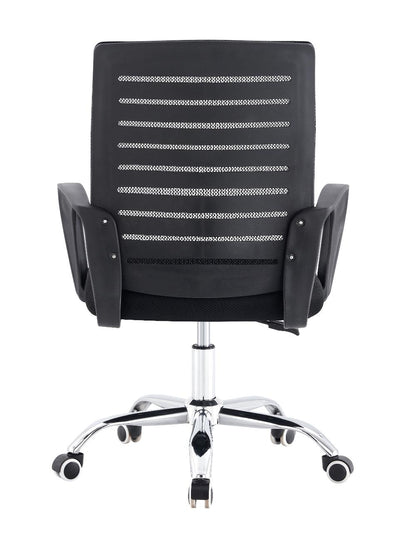 Silla de Escritorio Apex, Negro, ergonómica con reposabrazos, en ambiente