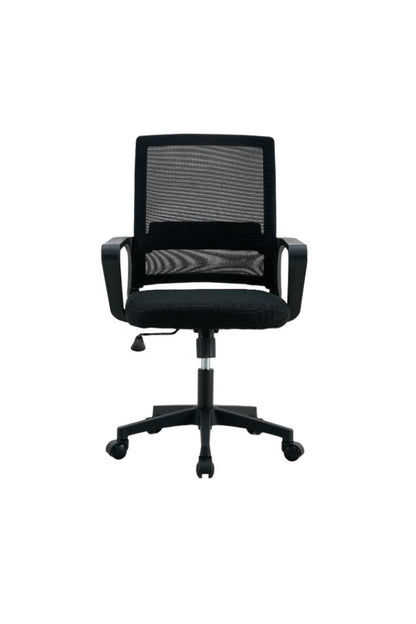 Silla de Escritorio Regal, Negro, ergonómica con reposabrazos, en ambiente