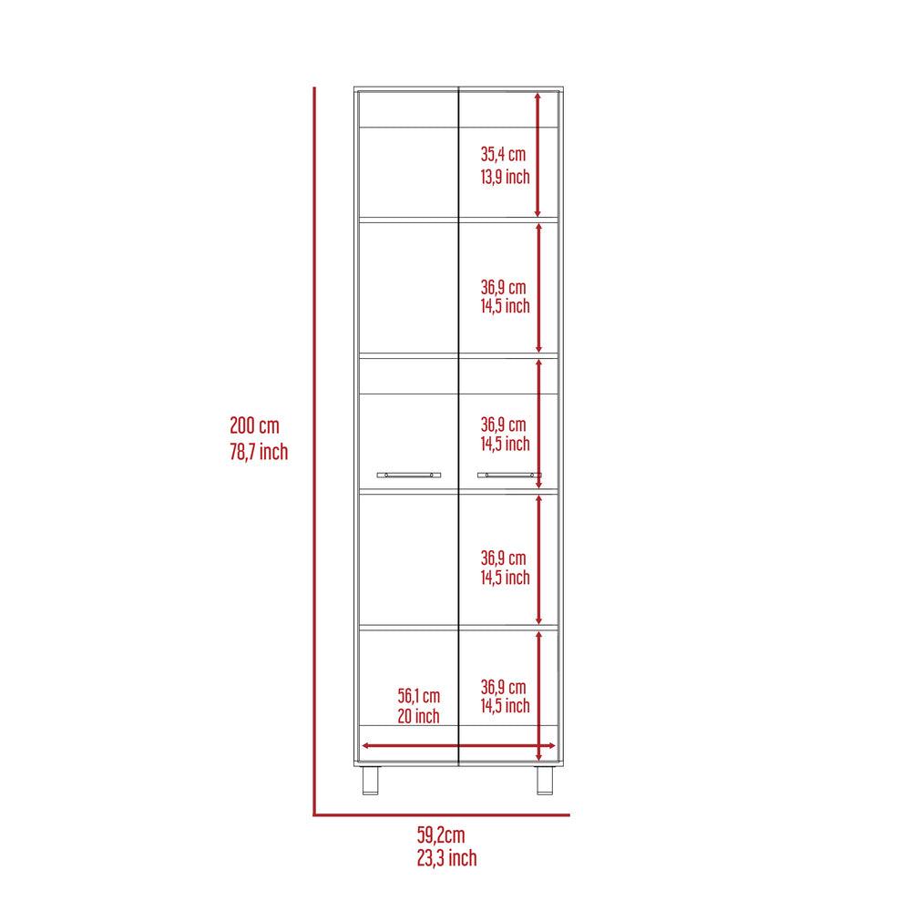 Alacena Goitia, Blanco, con Dos Puertas Batientes ZF - VIRTUAL MUEBLES