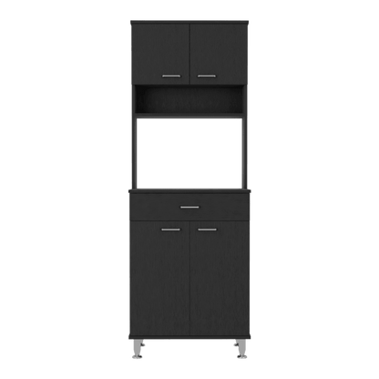 Alacena Bagan, Wengue, con Un Cajón Organizador ZF - VIRTUAL MUEBLES