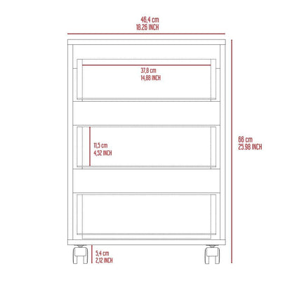 Organizador Kova color Wengue para Habitación.