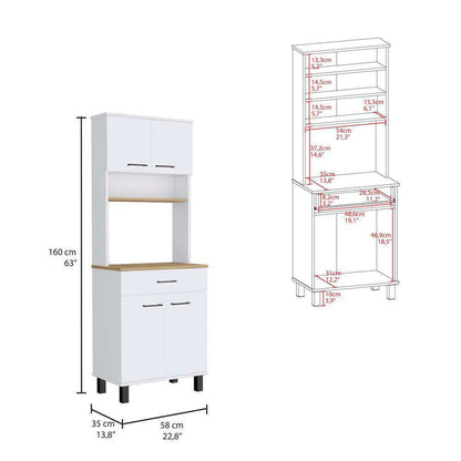 Alacena Buffet Cocina Z60 RTA Blanco Macadamia