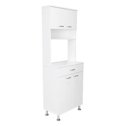 Alacena Bagan, Blanco, con Un Cajón Organizador - VIRTUAL MUEBLES