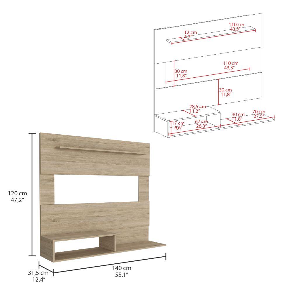 Panel de TV Ascher color Beige para Sala.