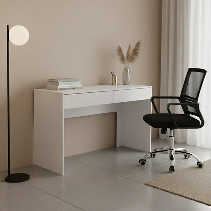 Silla de Escritorio Imperial, Negro, ergonómica con reposabrazos, vista frontal