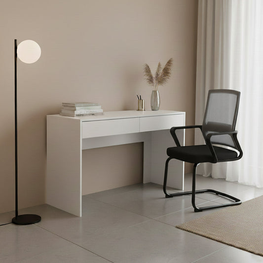 Silla de Escritorio Prestige, Gris, Ergonómica con Reposabrazos, vista frontal
