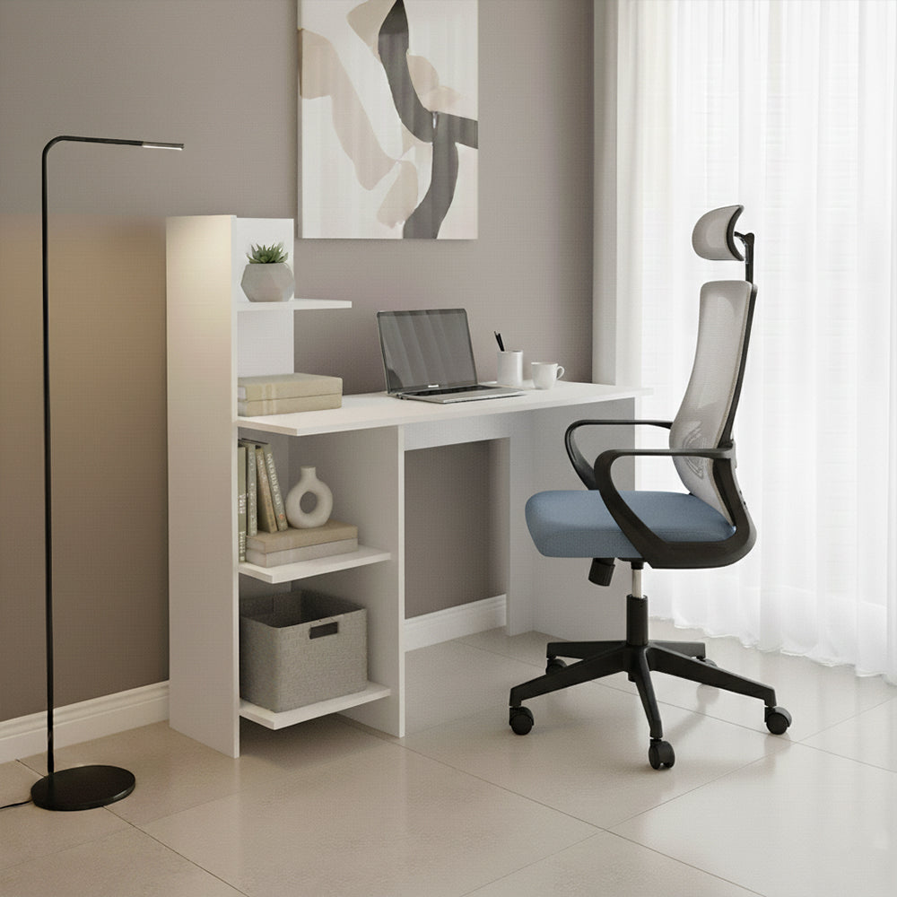Silla de Escritorio Summit, Gris, Ergonómica con Altura Ajustable, vista frontal