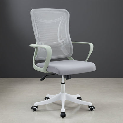 Combo para Oficina Smart, Incluye Escritorio y Silla de Escritorio blanco, vista lateral