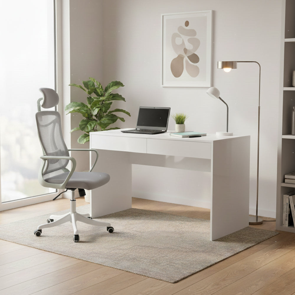 Combo Style escritorio y silla de oficina con respaldo en malla