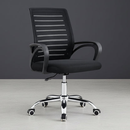 Silla de Escritorio Apex, Negro, ergonómica con reposabrazos