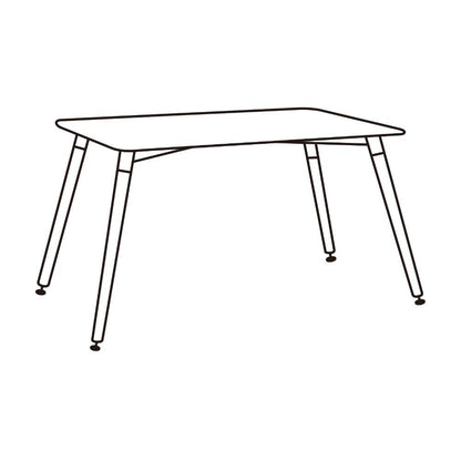 Juego de Comedor Lino · 4 Sillas · Negro