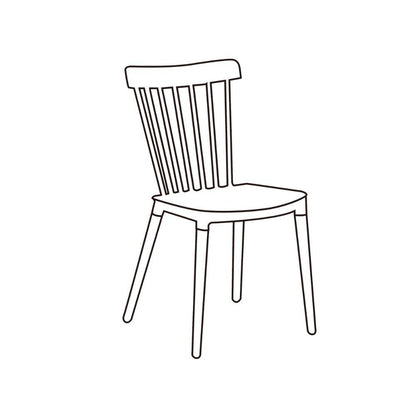Kit de Dos Sillas Jeicob, Blanco y Café Claro, Cómodo Asiento y Patas en Madera, detalle