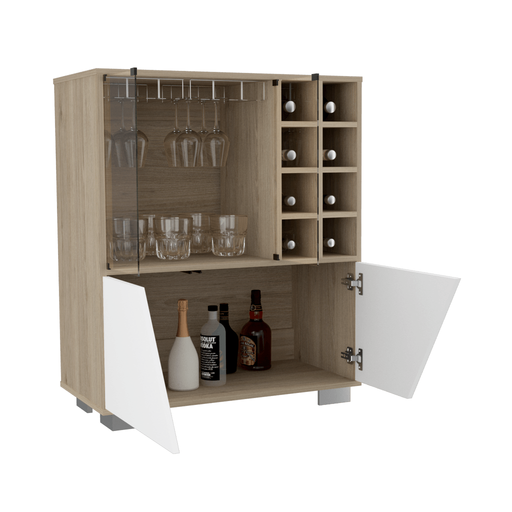 Bar Orus color Beige y Blanco para Sala.