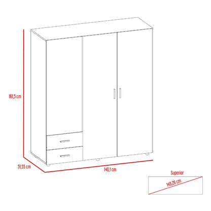 Closet Dassel RTA Coñac Blanco