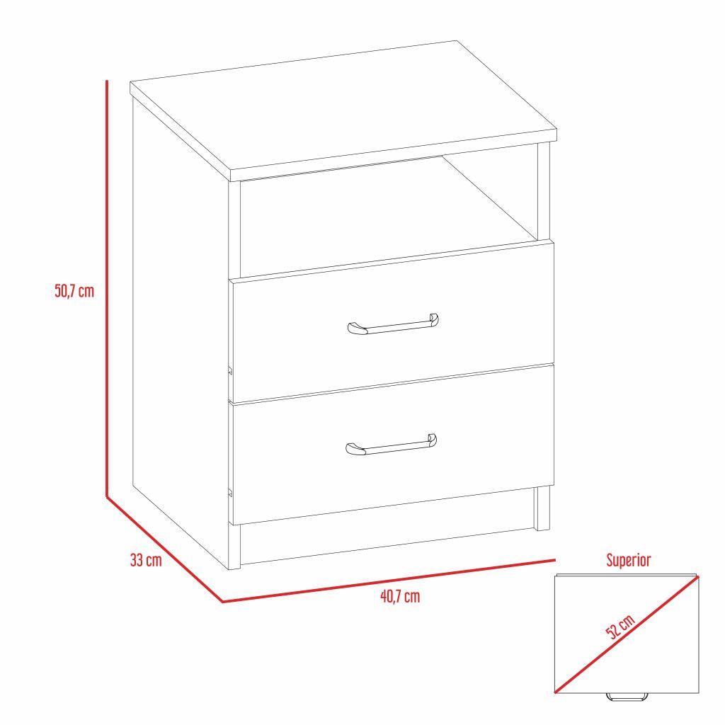 Combo para Habitación Repoll, incluye Cama Doble.