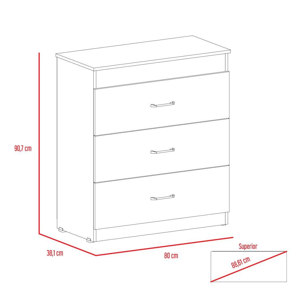 Combo para Habitación Repoll, incluye Cama Doble.