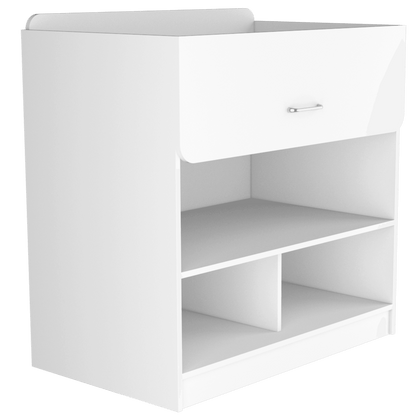 Mueble Cambiador Praga color Blanco para Ambientes.