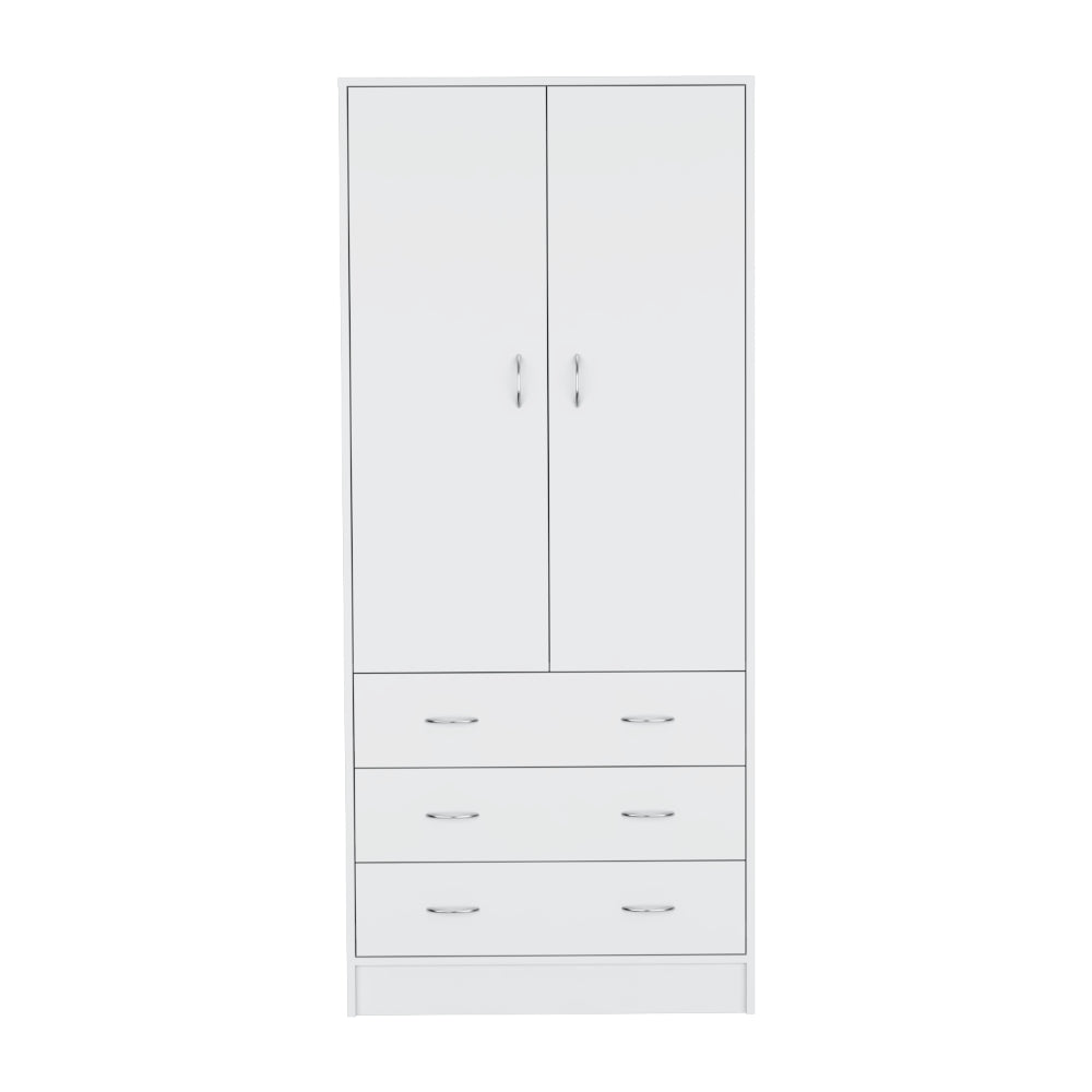 Closet Pilic, Blanco Duqueza, tres cajones con gran capacidad de almacenamiento